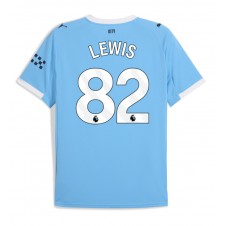 Manchester City Rico Lewis #82 Hemmatröja 2025-26 Korta ärmar